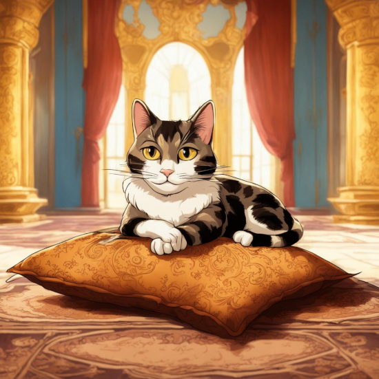 Дворец королевы кошек японская сказка