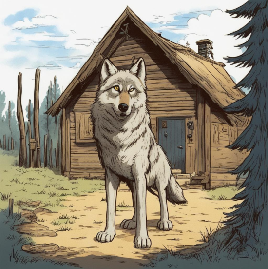 Волк и собака - басня Льва Николаевича Толстого