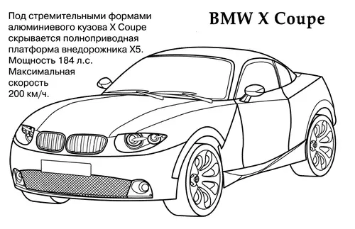 Раскраска bmw