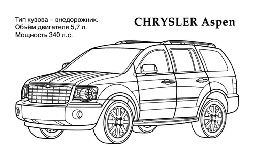 Раскраска Крайслер