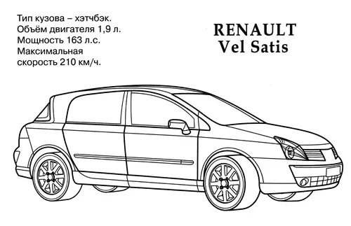 раскраска renault