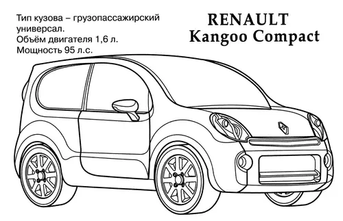 раскраска renault