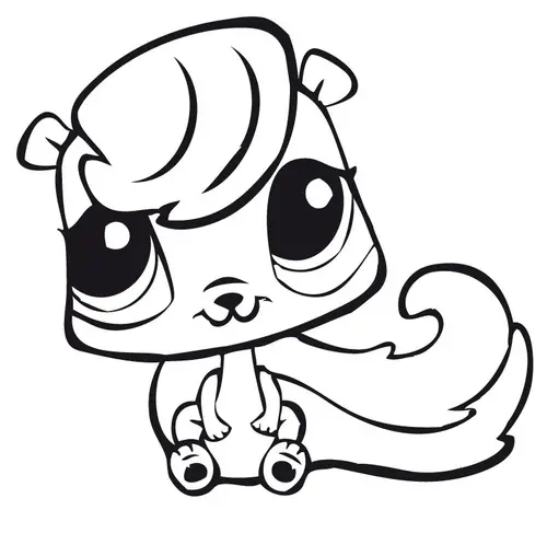 Раскраска Littlest Pet Shop