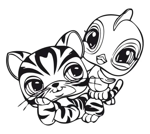 Раскраска Littlest Pet Shop