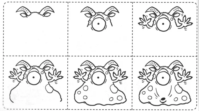 Учимся рисовать монстра