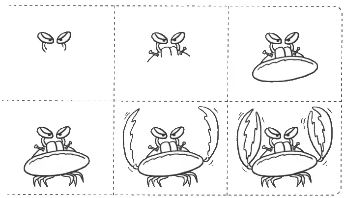 Учимся рисовать рыб и краба