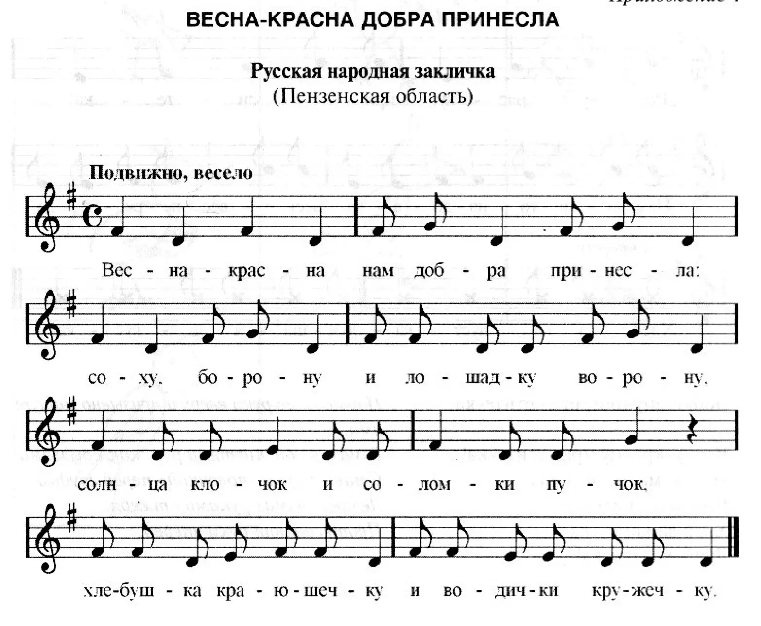 Весна-красна. Закличка